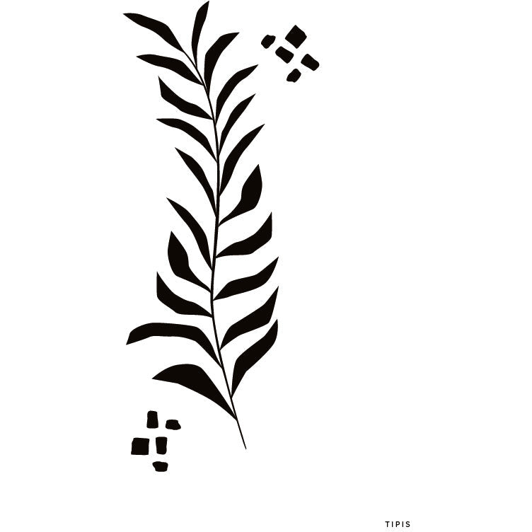 פרינט ענף שחור